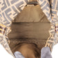 Fendi Monogram FF Zucca Canvas Baguette Mamma Hobo Shoulder Bag