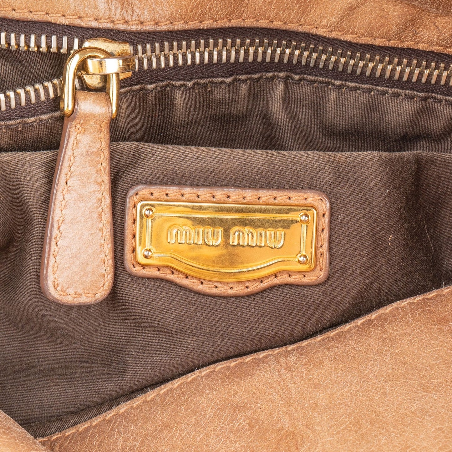 Miu Miu Vitello Lux Bow Shoulder Bag