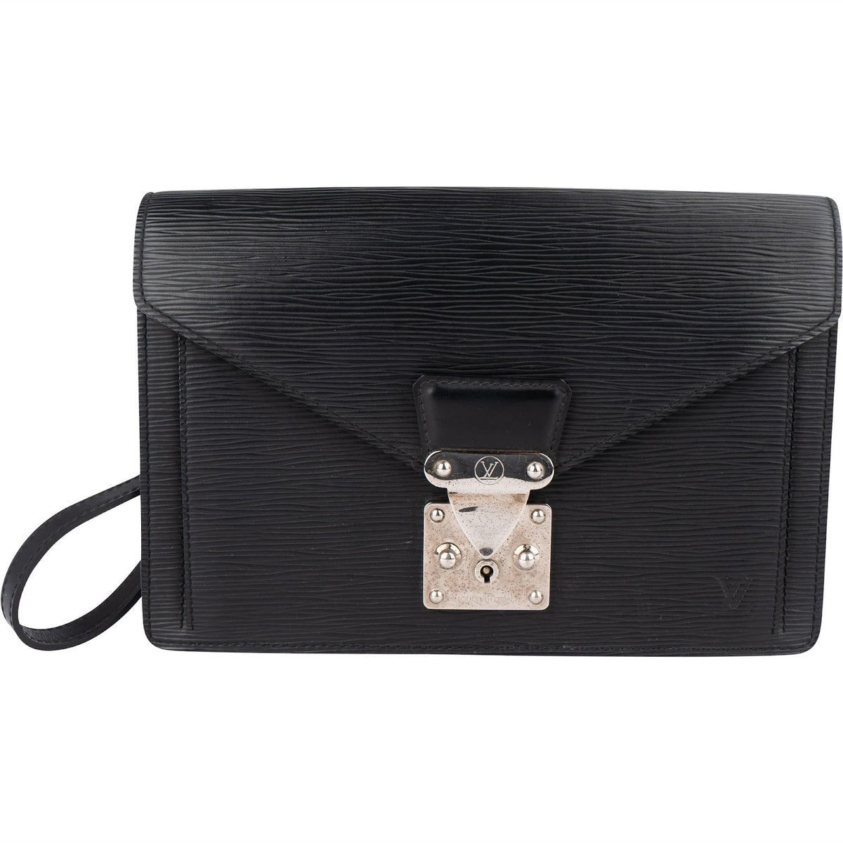 Louis Vuitton Pochette Dragonne Epi Schwarz, Bild 1 von 11