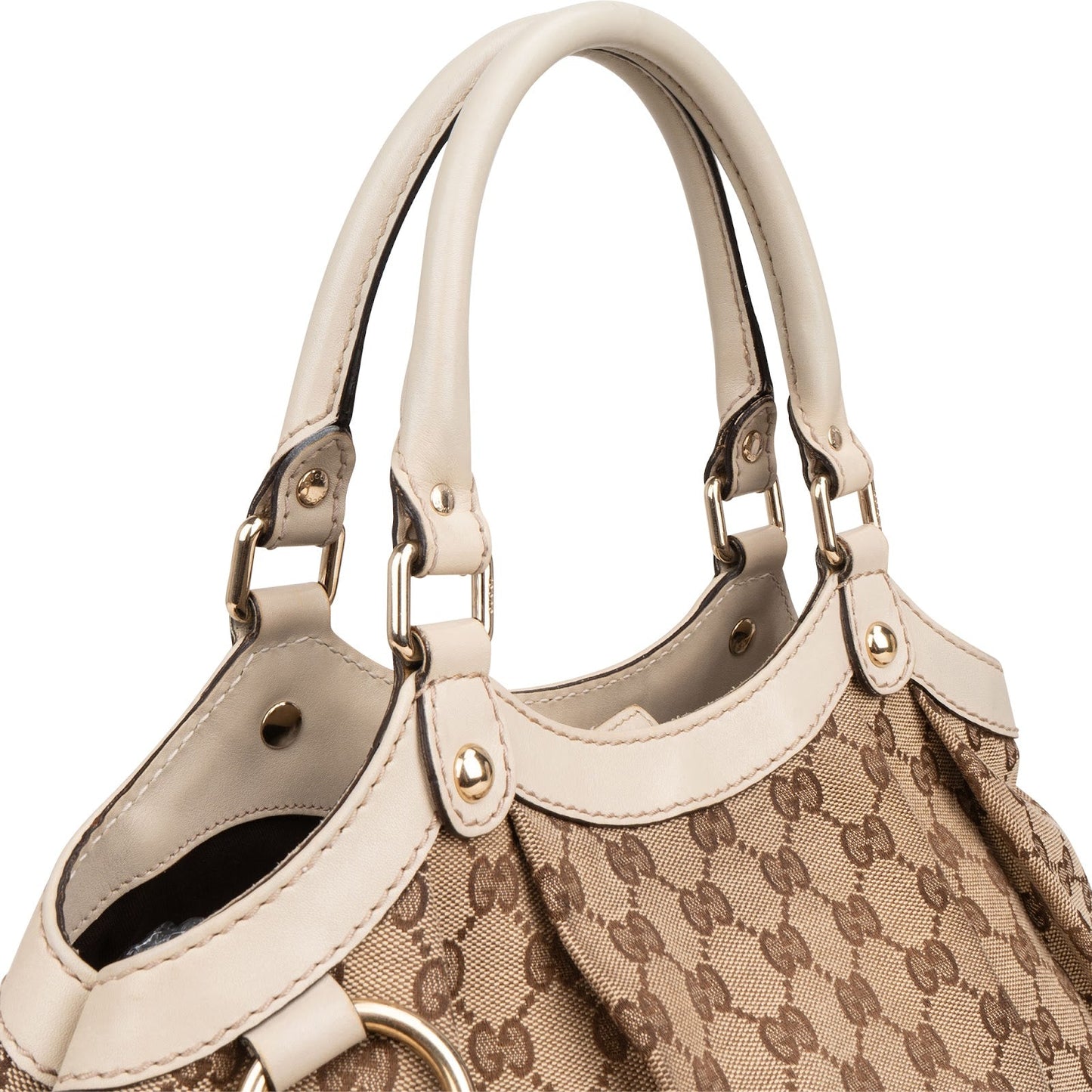 Gucci Monogram GG Canvas Sukey Tote Handbag