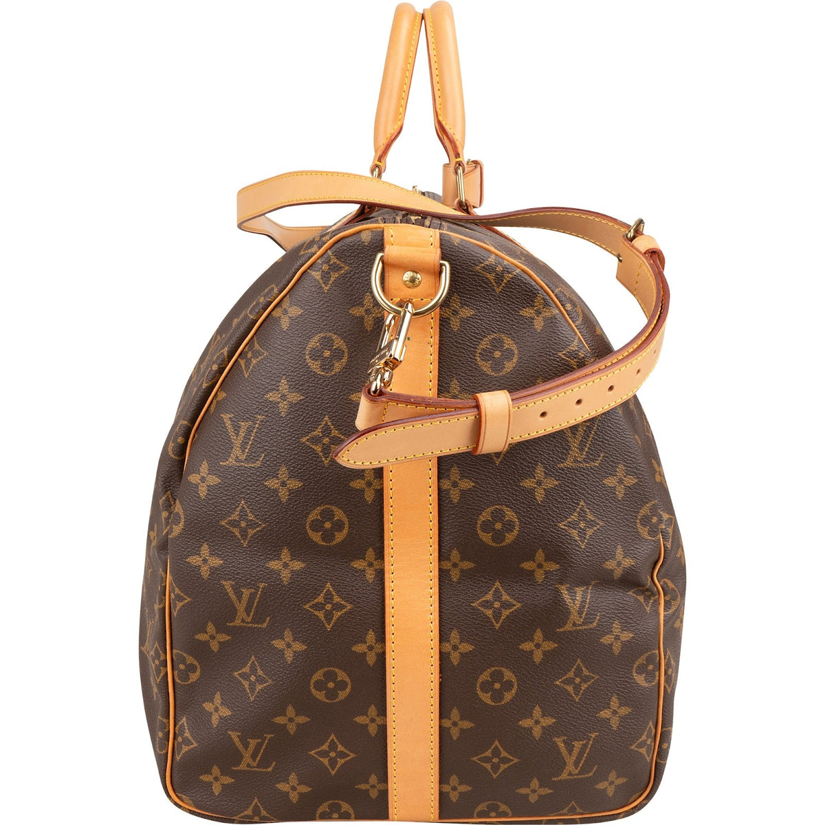 Louis Vuitton Monogram Canvas Keepall 55 Bandoulière Travel Bag