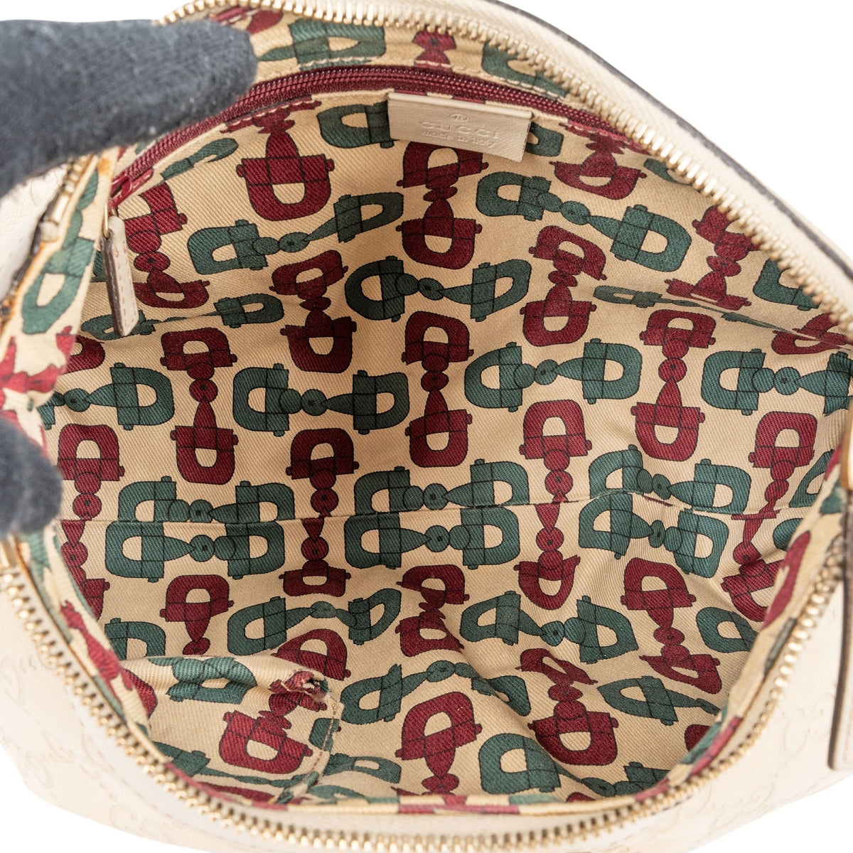 Gucci Guccissima Leather Abbey D-Ring Shoulder Bag