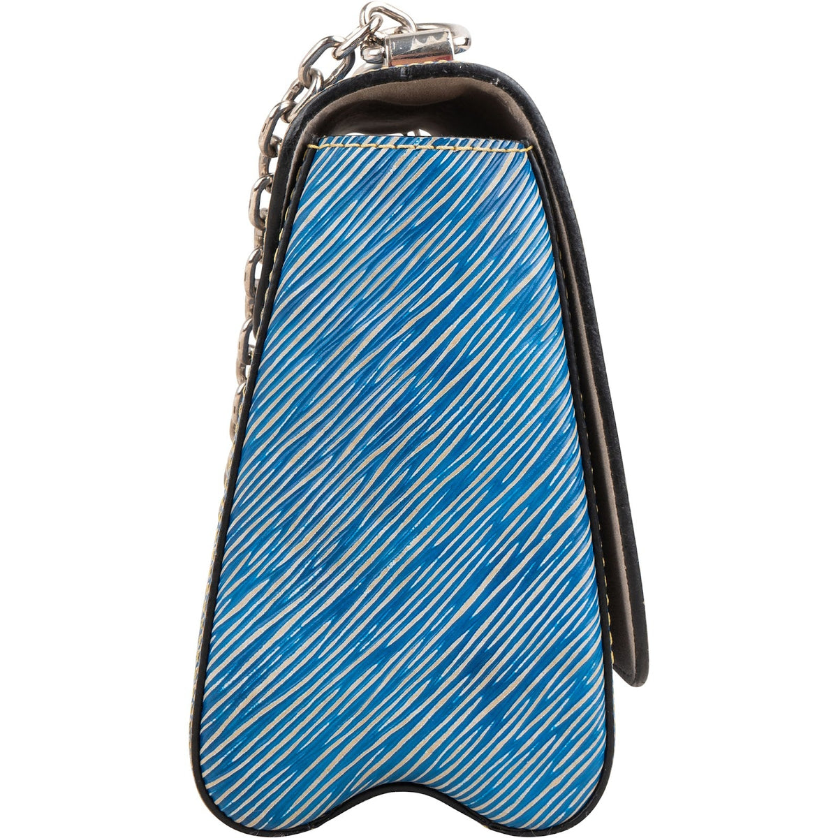 Louis Vuitton Blue Epi Leather Bicolor Twist Crossbody Bag