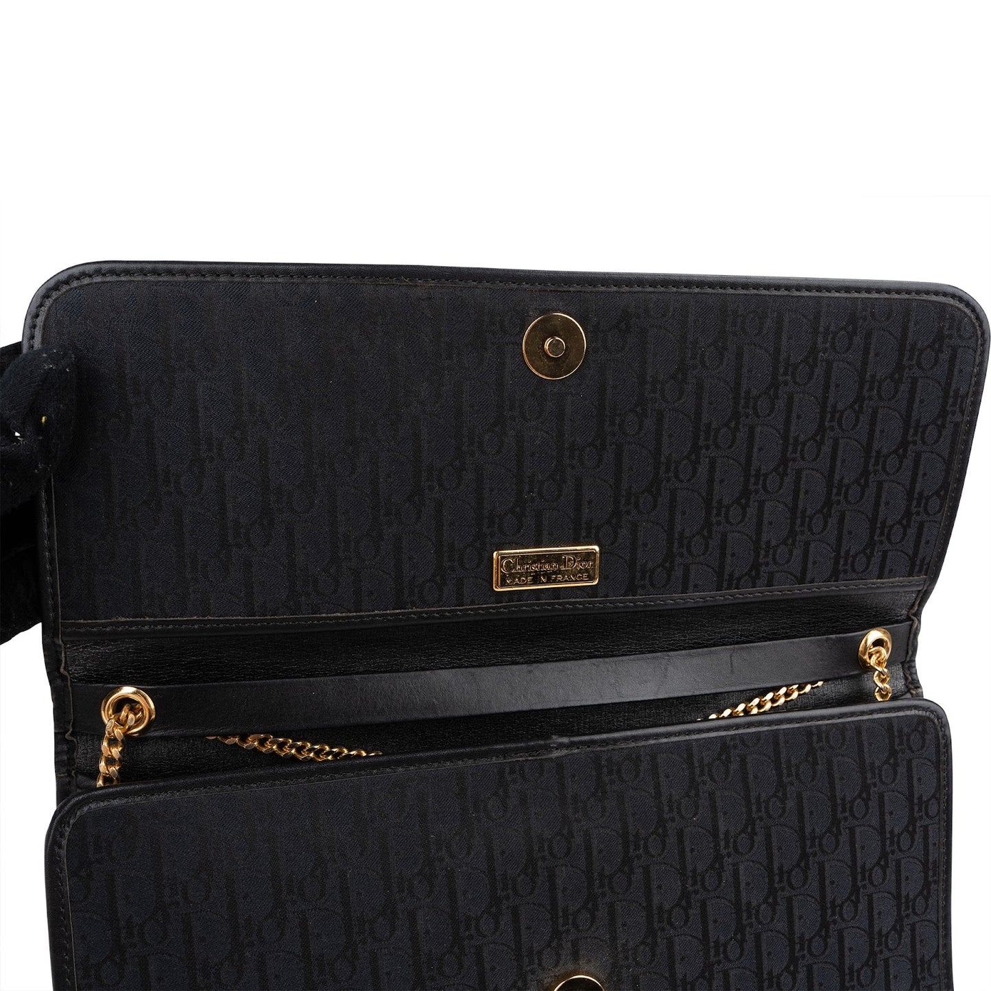 Christian Dior Oblique Monogram Vintage Single Flap Shoulder Bag