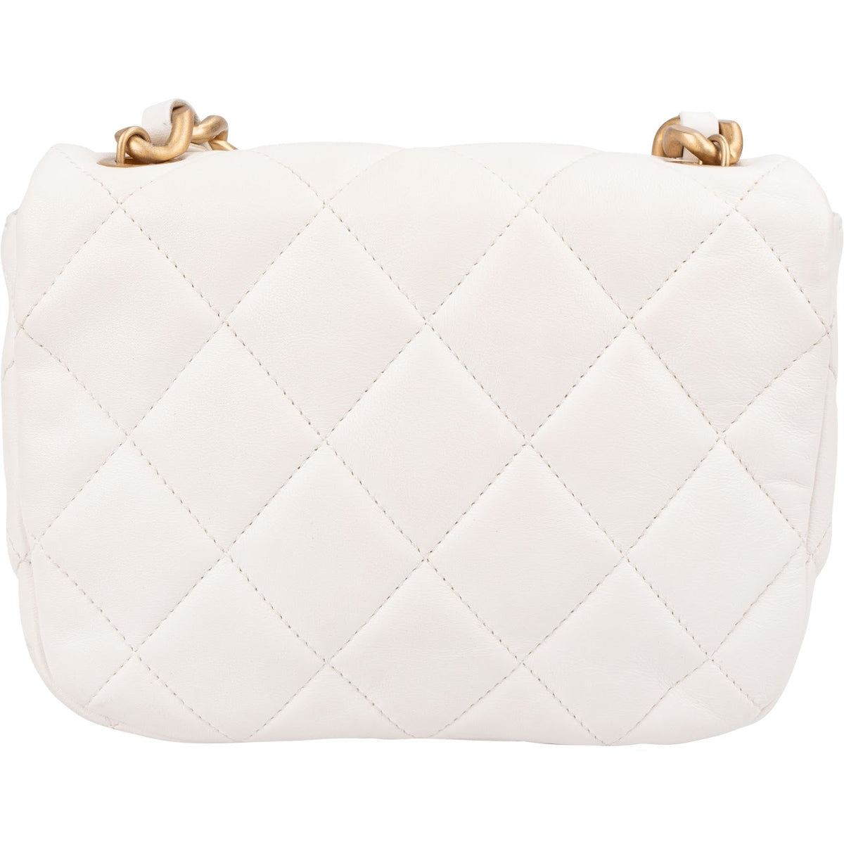 Chanel Quilted Lambskin Bicolor Candy Chain Crossbody Bag