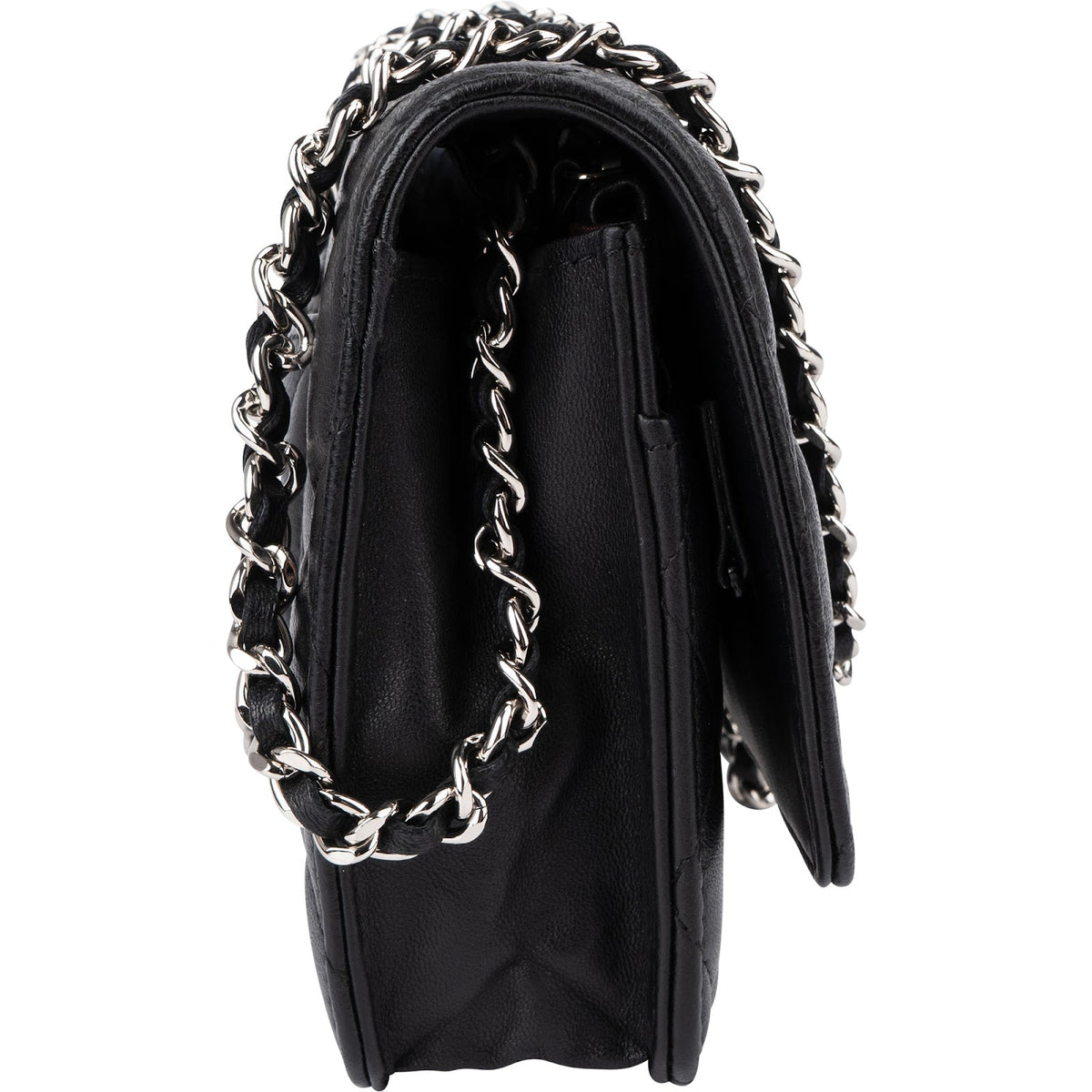 Chanel Wallet On Chain aus gestepptem Caviar-Leder – Ansicht 3