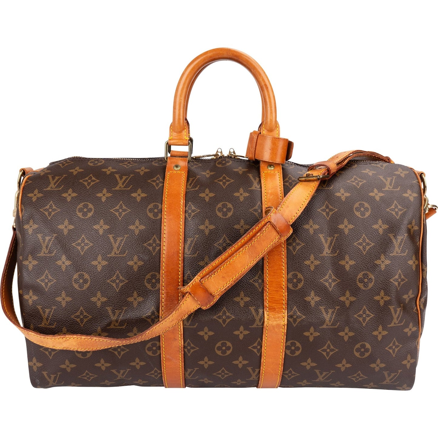 Louis Vuitton Monogram Canvas Keepall 45 Bandoulière Travel Bag