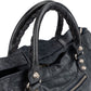 Balenciaga Dark Blue Leather City Handbag