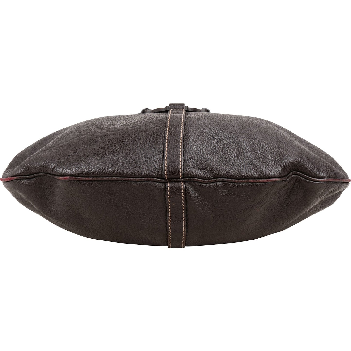 Gucci Pebbled Leather Interlocking G Hobo Shoulder Bag