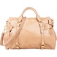 Miu Miu Vitello Lux Leather Bow Satchel Handbag