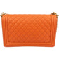Chanel Quilted Lambskin Large Boy Single Crossbody Bag