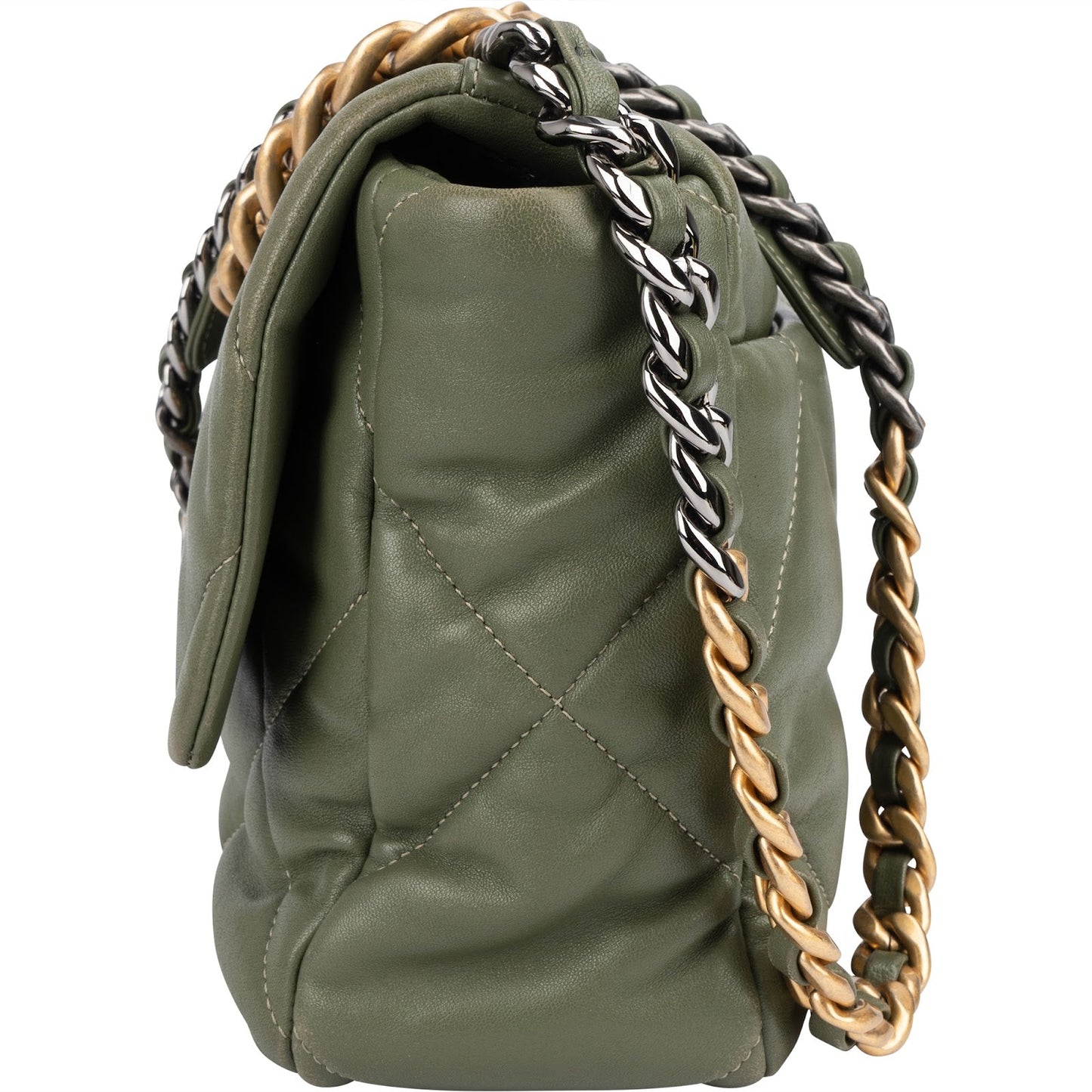 Chanel 19 Quilted Lambskin Single Flap Crossbody Bag