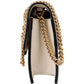 Gucci Leather Sylvie Mini Web Stripe Chain Crossbody Bag