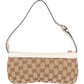 Gucci Monogram GG Canvas Charm Pochette Shoulder Bag