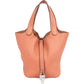 Hermès Crevette Rose Taurillon Clemence Picotin Lock 18 (PM) Handbag