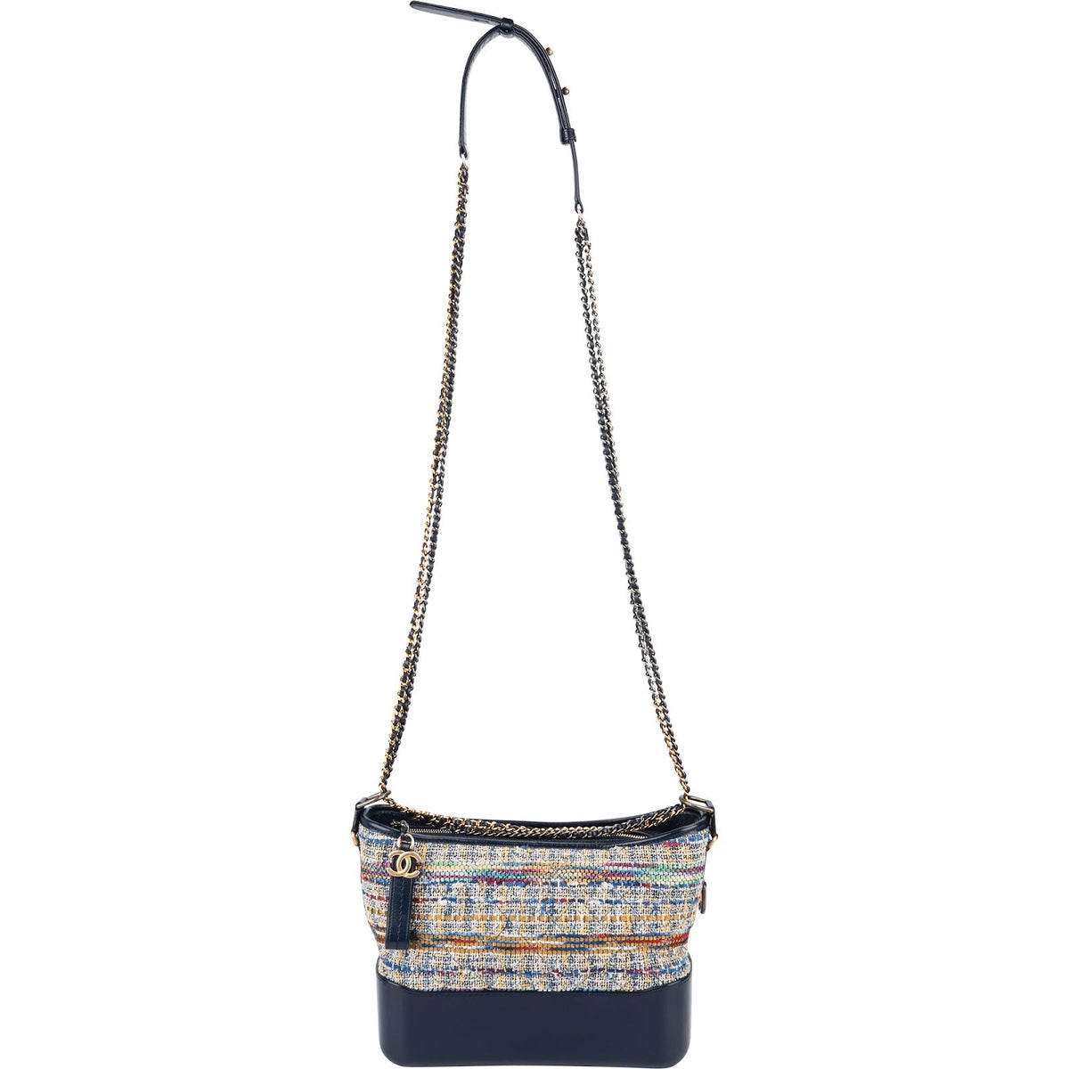 Chanel Tweed & Lambkin Gabrielle Crossbody Bag