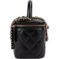 Chanel Quilted Lambskin Vanity Case Crossbody Bag