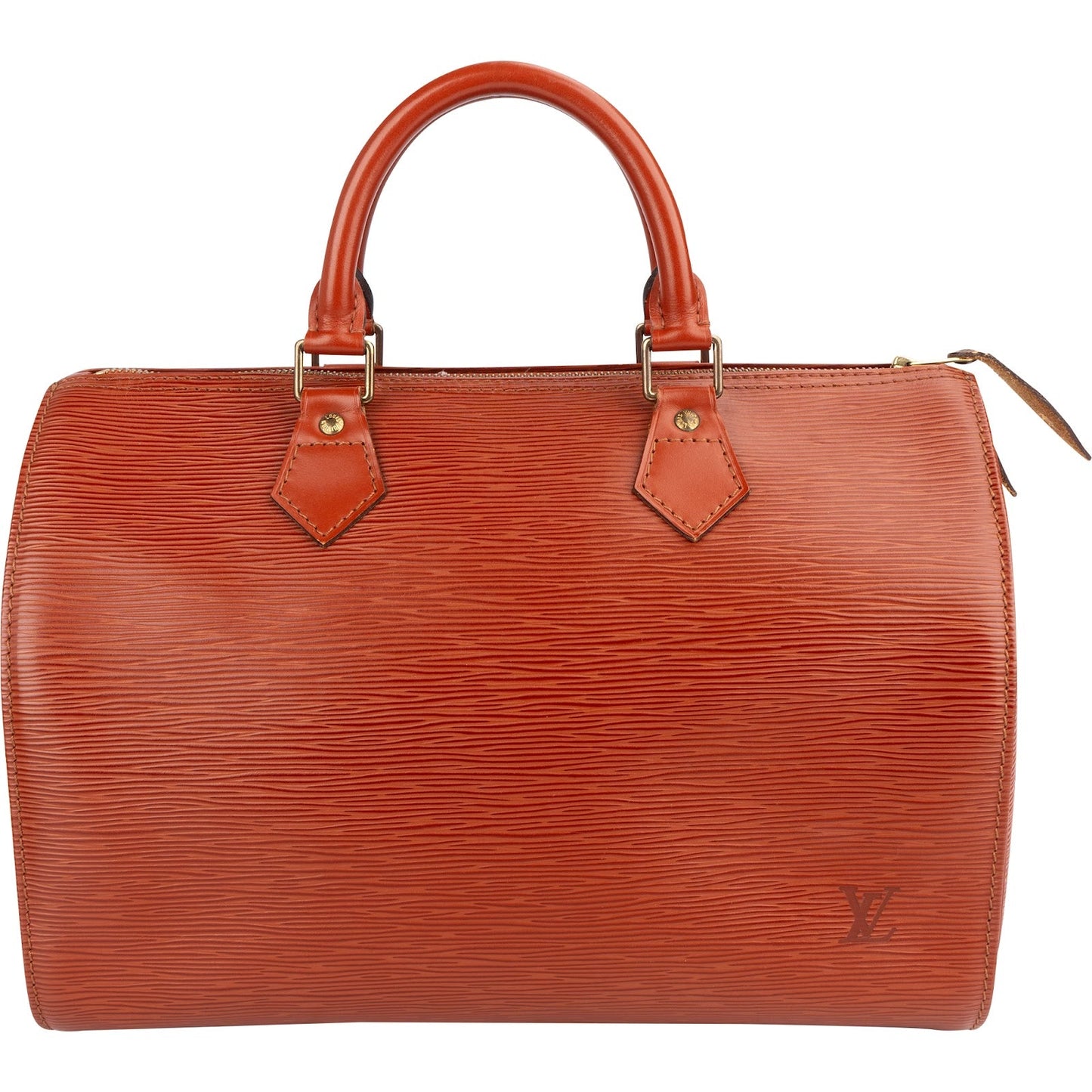 Louis Vuitton Cognac Epi Leather Speedy 30 Handbag