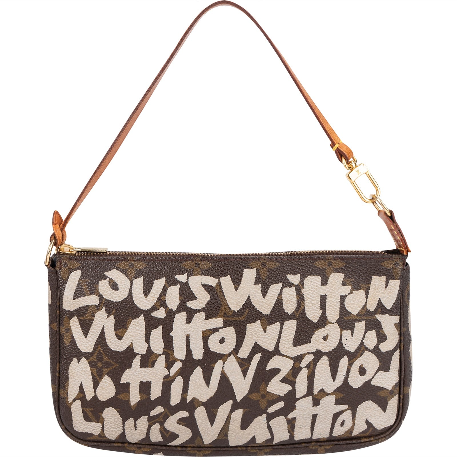 Louis Vuitton Monogram Canvas Limited Graffiti Pochette Accessoire Handbag