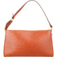 Louis Vuitton Cognac Epi Leather Pochette Accessoires Handbag