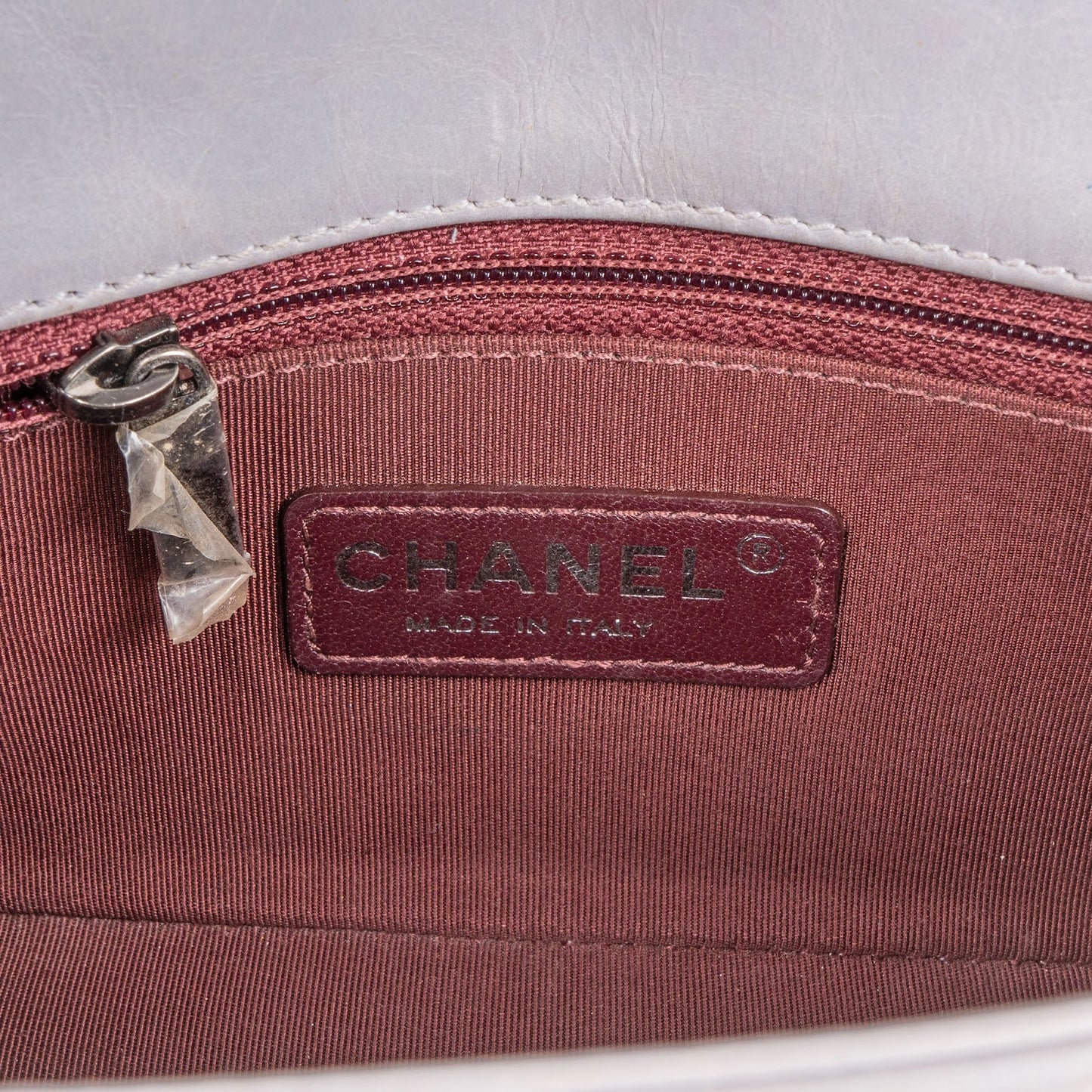 Chanel Aged Quilted Calfskin Coco Boy Single Flap Crossbody Bag