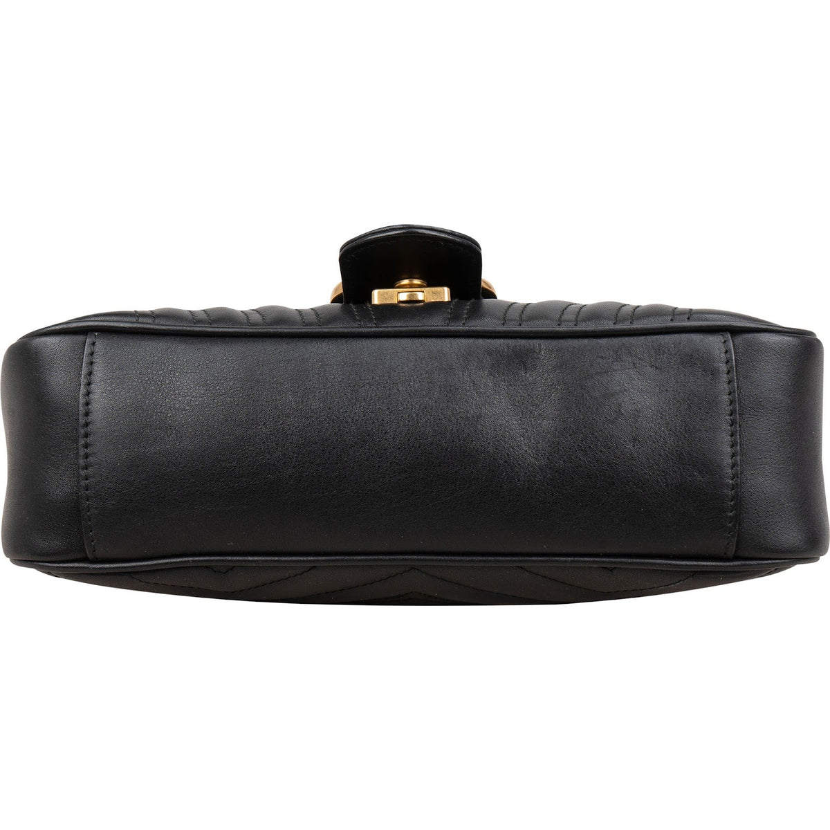 Gucci Chevron Leather GG Marmont Camera Crossbody Bag