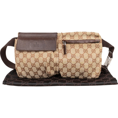 Gucci Monogram GG Canvas Crossbody Bumbag
