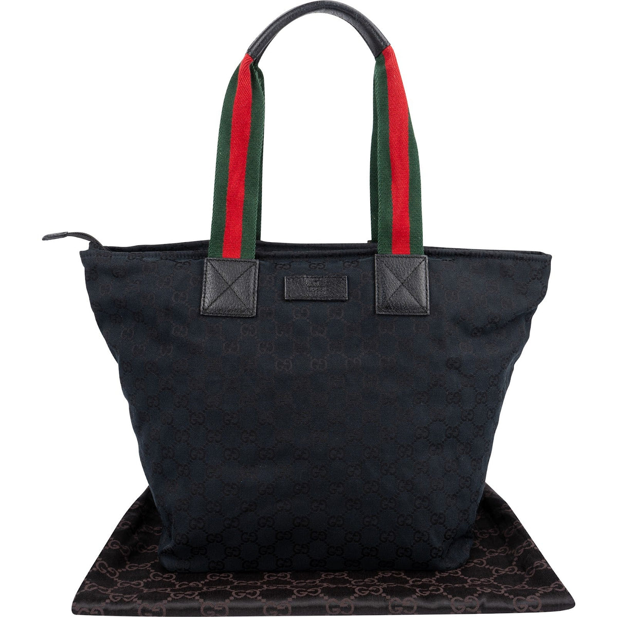 Gucci Web Stripe Tote Shopper aus GG Canvas – Ansicht 2