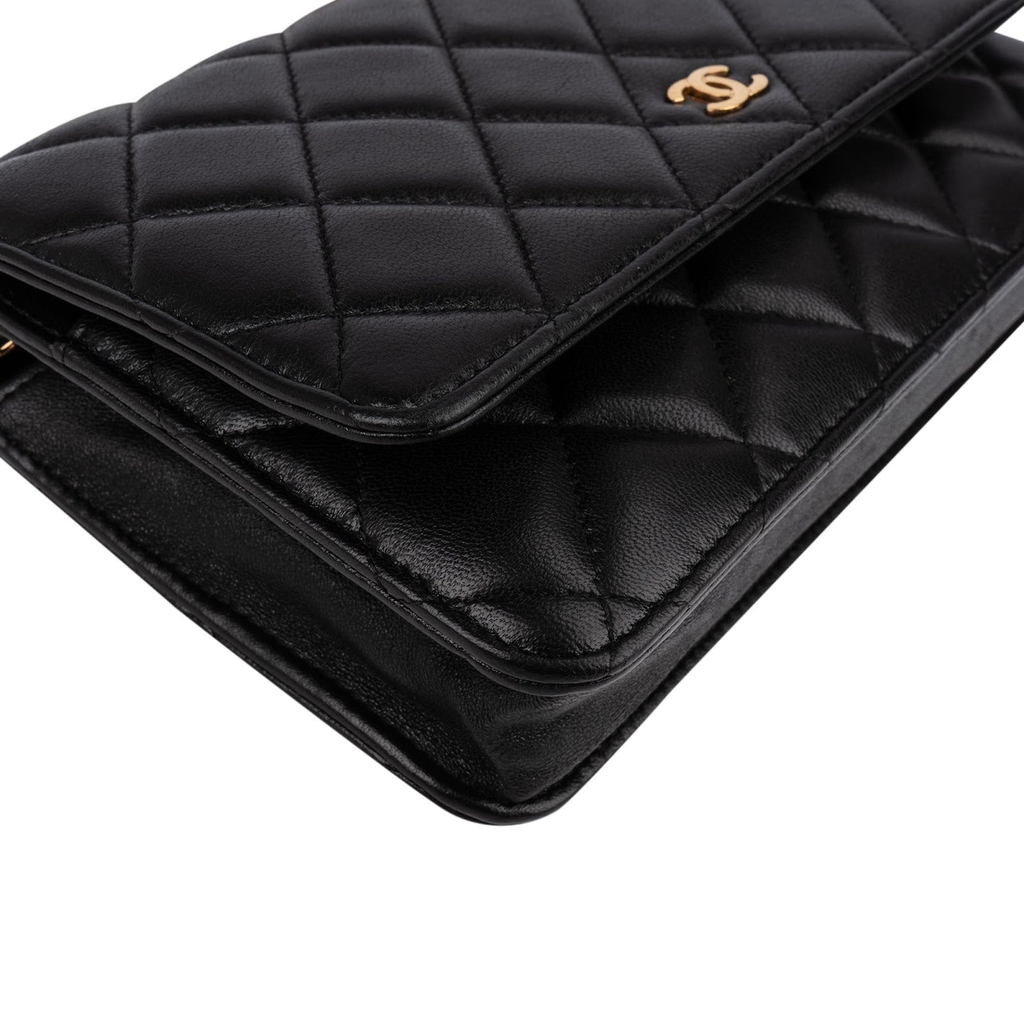 Chanel Quilted Lambskin CC Wallet On Chain Crossbody Bag