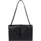 Saint Laurent Grain De Poudre Leather Large Envelope Crossbody Bag