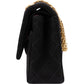 Chanel Quilted Jersey 24K Gold Medium Double Flap Crossbody Bag