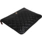 Chanel Quilted Lambskin CC Clutch