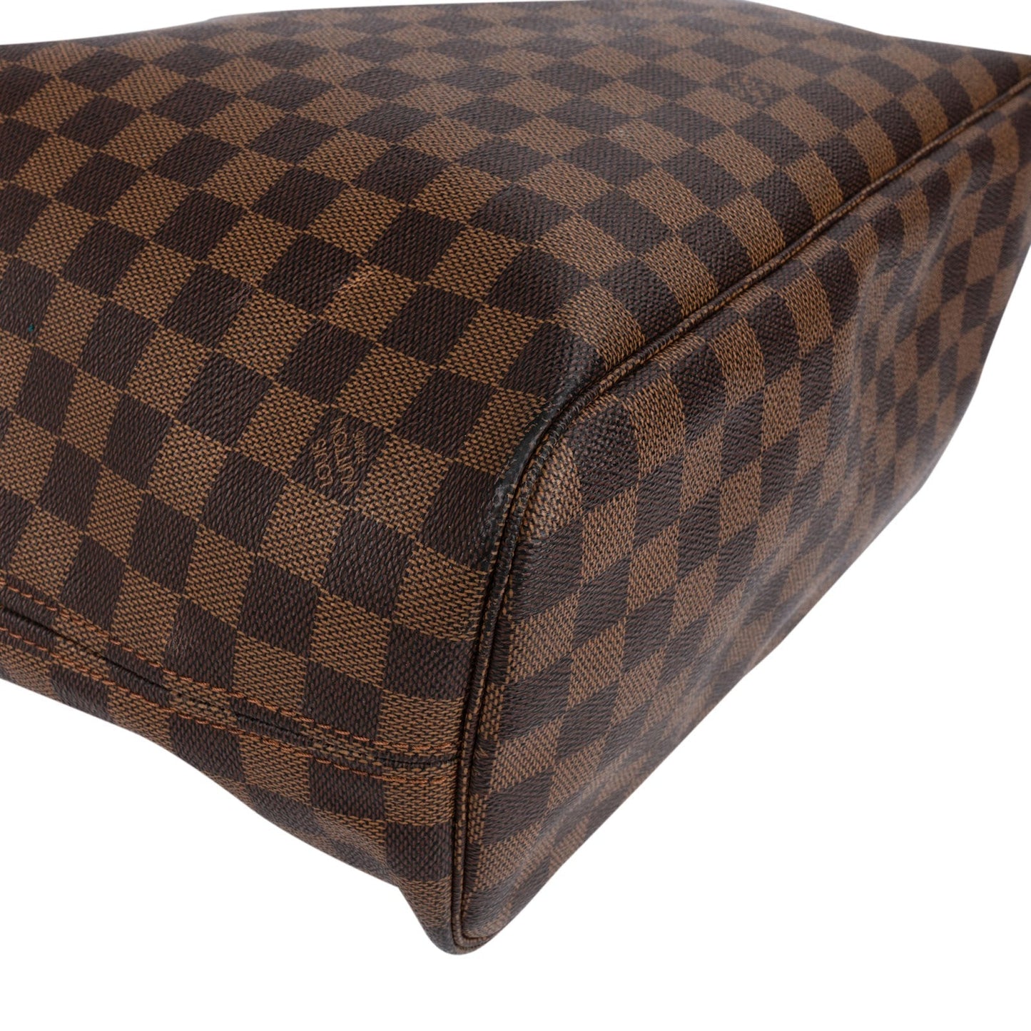 Louis Vuitton Monogram Damier Ebene Canvas Neverfull MM Shoulder Bag