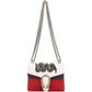 Gucci Tricolor Leather Dionysus Crystal Snake Small Crossbody Bag