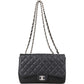 Chanel Quilted Caviar Leather Jumbo Single Flap Crossbody Bag