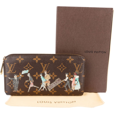 Louis Vuitton Monogram Canvas Illustre Transazlantic Zippy Wallet