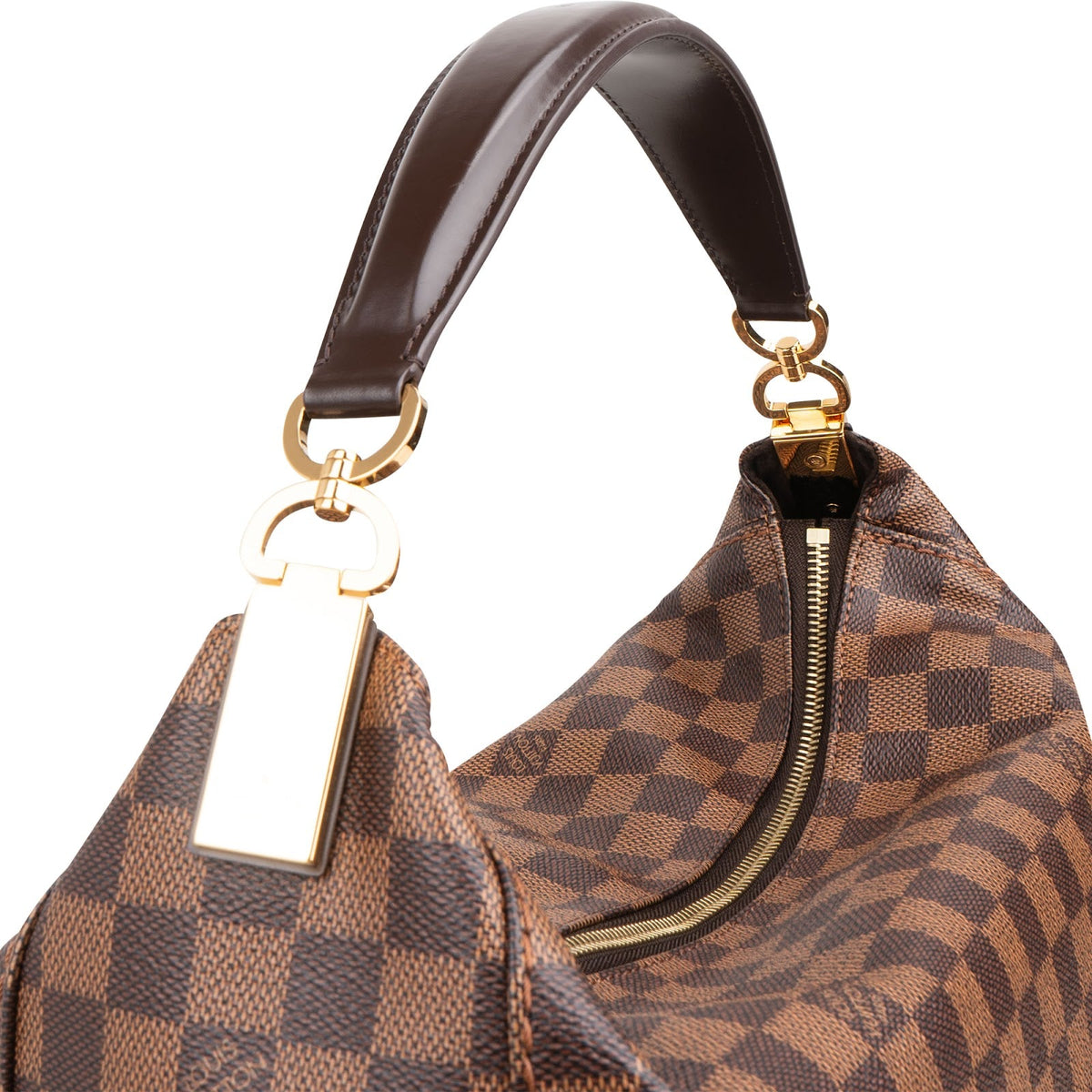 Louis Vuitton Monogram Damier Ebene Canvas Portobello GM Handbag