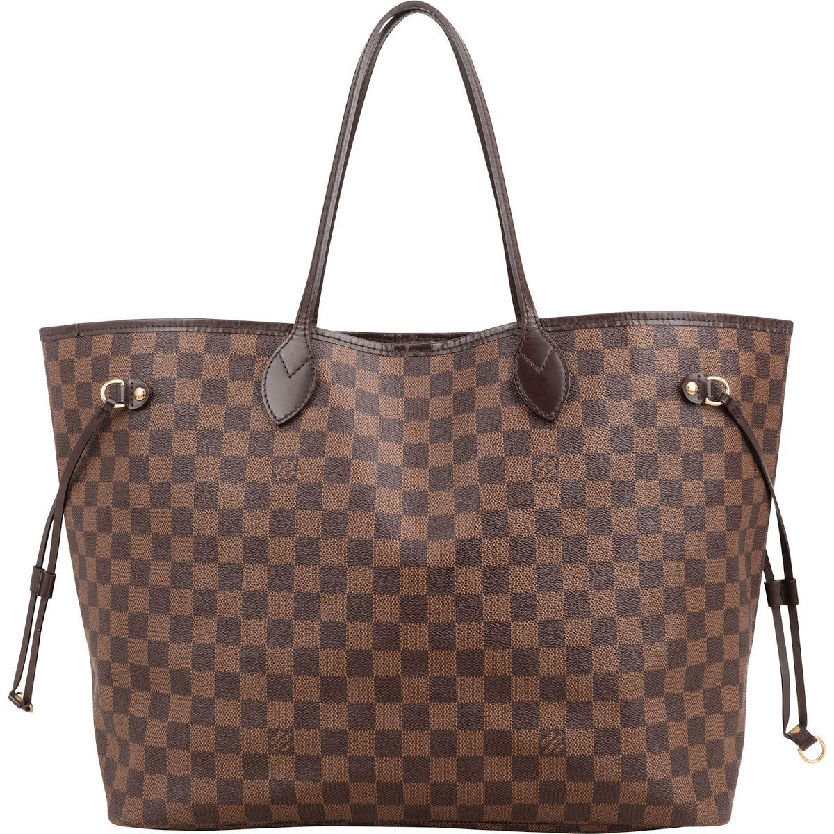 Louis Vuitton Monogram Damier Ebene Neverfull GM Shoulder Bag