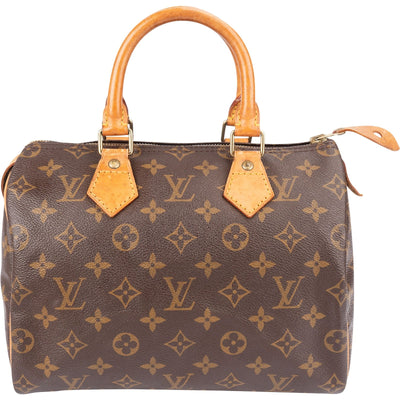 Louis Vuitton Monogram Canvas Speedy 25 Handbag