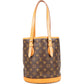Louis Vuitton Monogram Canvas Bucket PM Shoulder Bag