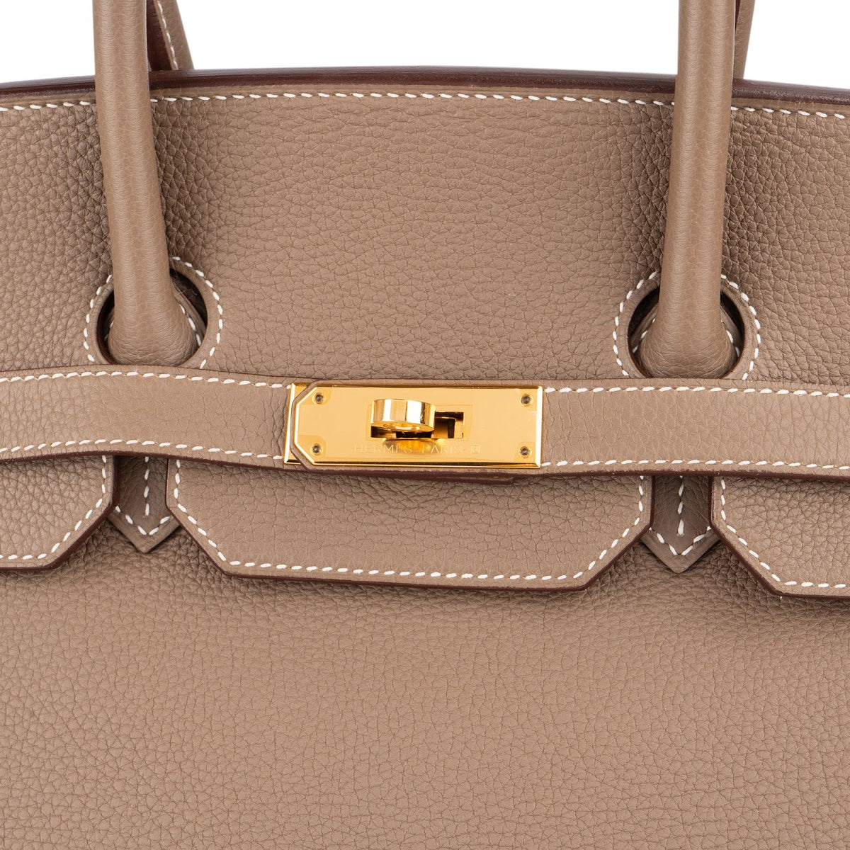 Hermès Taupe Togo Leather Birkin 35 Handbag (2023)