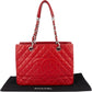 Chanel Quilted Caviar Leather Grand Shopping CC Shoulder Bag