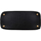 Prada Noir Saffiano Leather Small Galleria Handbag