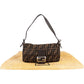 Fendi Monogram FF Baguette  Shoulder Bag