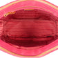 Prada Pink Saffiano Leather Small Galleria Handbag