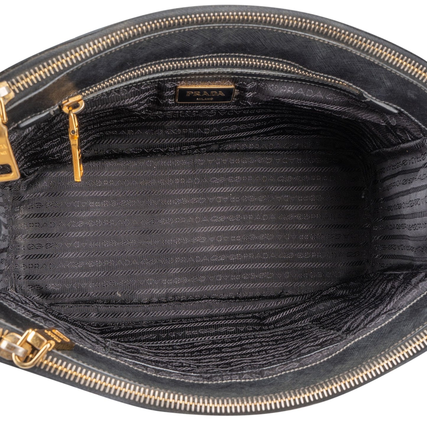 Prada Black Saffiano Lux Galleria Handbag