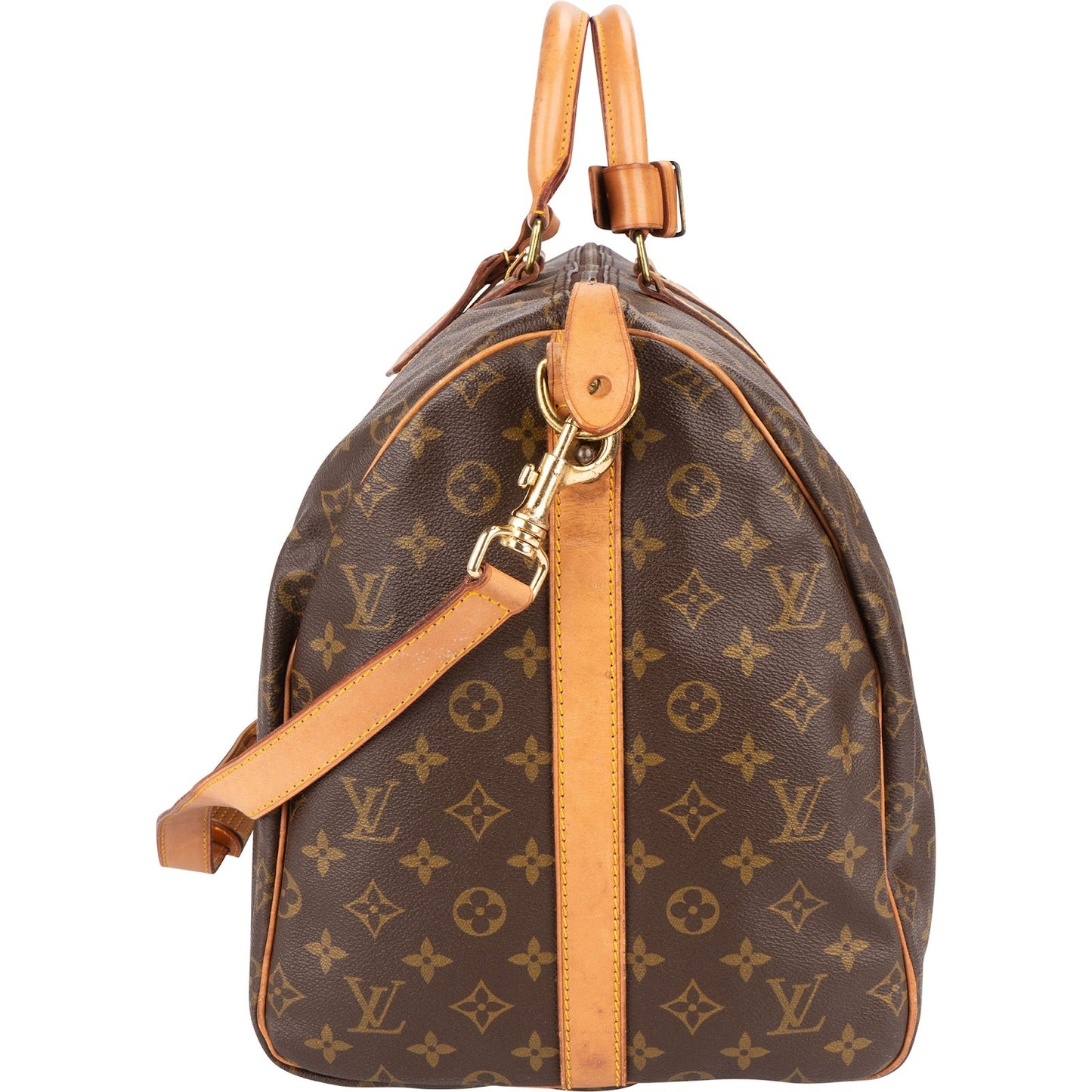 Louis Vuitton Monogram Canvas Keepall 55 Bandoulière Travel Bag