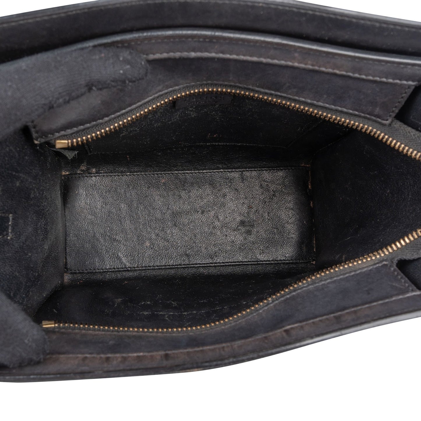 Céline Tricolor Leather Luggage Handbag