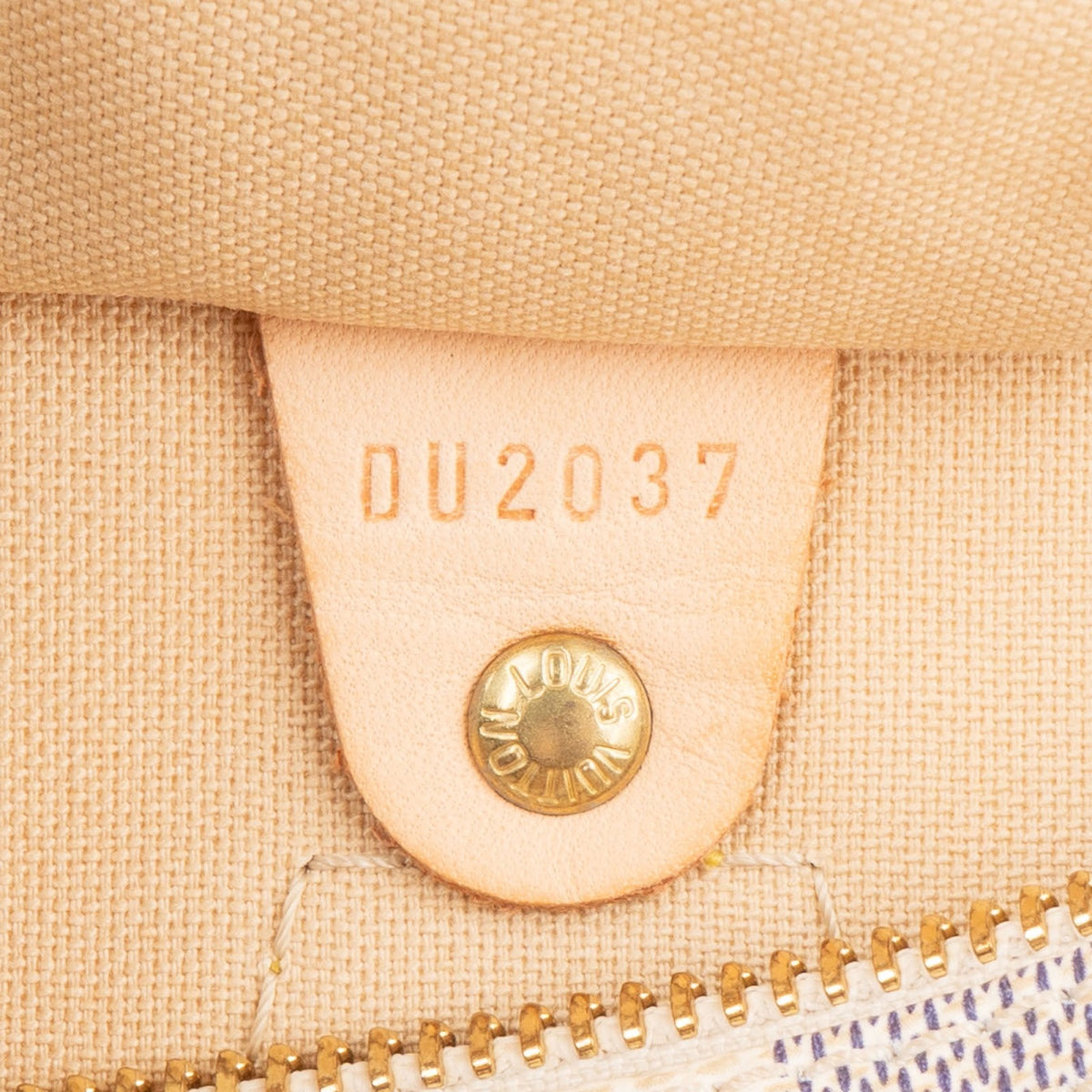 Louis Vuitton Speedy 30 aus Damier Azur Canvas – Ansicht 11
