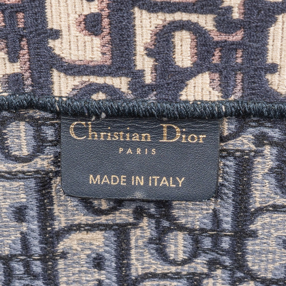 Christian Dior Oblique Trotter Monogram Small Book Tote Handbag